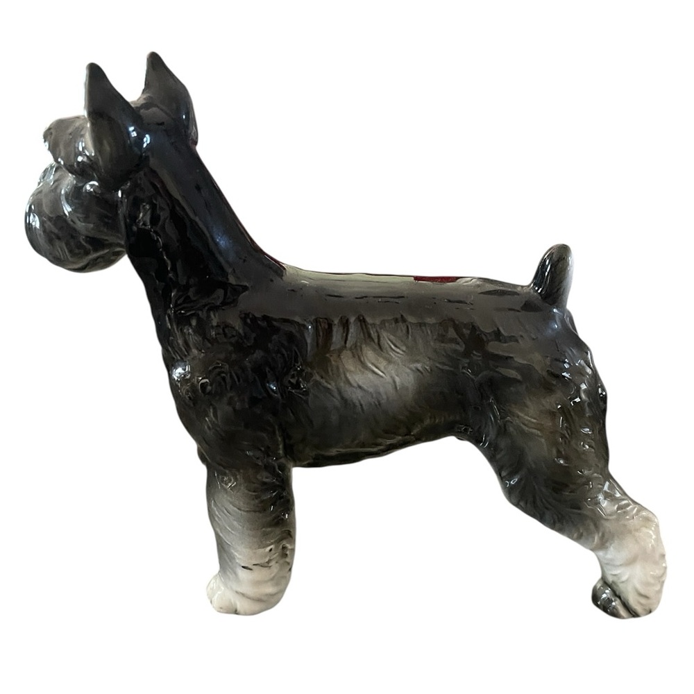 Schnauzer by Shafford Dog Statue Figure 8" Japan Fine Porcelain - Picture 4 of 8